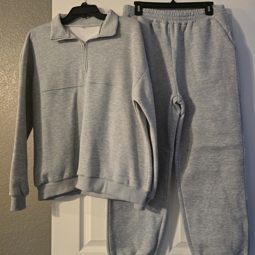 Cozy Gray jogger  Set
